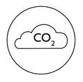 Pictogram CO2 emissions